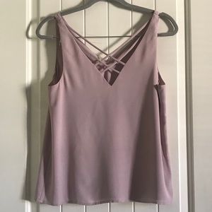 Express Cross Back Tank Top